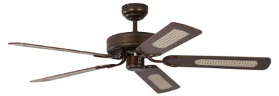 Immagine prodotto di Ventilatore da soffitto Potkuri Bronzo antico / Acagiù 132 cm con catenella
