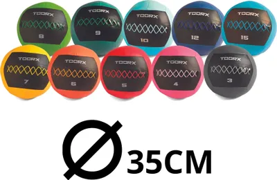 Image de Toorx Fitness Ballon mural 3 - 15 kg - 9 kg