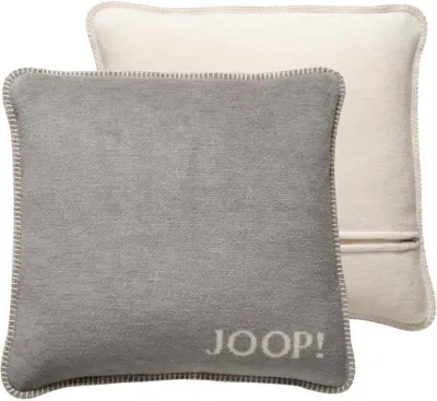 Obrázek produktu pro JOOP! polštář Melange Doubleface Barva Ecru-Graphite Velikost 50 x 50