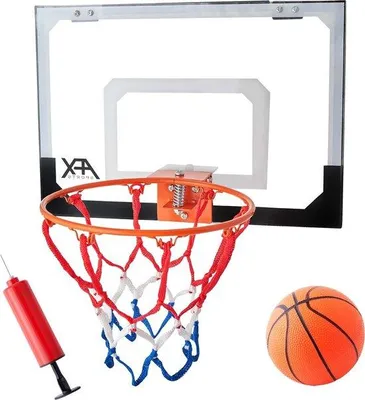 Immagine prodotto di Mini canestro e tabellone con palla - anello da 9 pollici - Perfetto per l'uso domestico