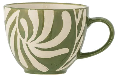 Zdjęcie produktu dla BLOOMINGVILLE | Heikki Tasse, kolor zielony, ceramika | Średnica 9,5 cm, wysokość 7,5 cm | 82062053