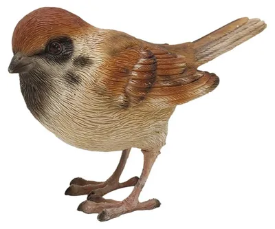 Image de Décoration à poser moineau - Polyrésine - L 11,1 x P 4,9 x H 8 cm