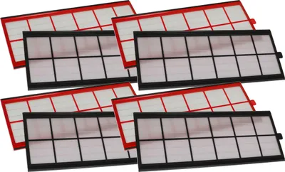 Produktbild von vhbw Filterset kompatibel mit Wernig G90-380, G90-550, G90-500 Lüftungsgerät - Luftfilter G4 / F7 (8 Stück), 50 x 17 x 1 cm, Weiß / Rot / Schwarz
