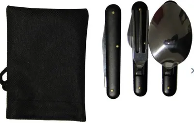 Produktbild von Kompaktbesteck 5-teilig Schwarz