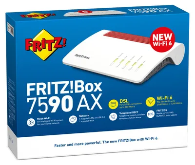 Immagine prodotto di FRITZ!Box 7590 AX EDITION AT Modem DSL, router WLAN (max. 2400 Mbit/s)