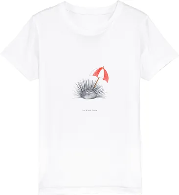 Produktbild von Mr. & Mrs. Panda Kleinkinder T-Shirt Seeigel 12-14 Jahre (152/164) - Weiß - Geschenk, Meer, Hier und Jetzt, Kindershirt, Shirts für Kinder, Selbstakzeptanz, Achtsamkeit