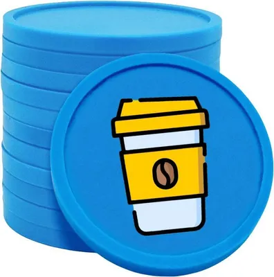 Immagine prodotto di Gettoni consumo CombiCraft Coffee-To-Go blu - Ø29mm - 100 pezzi