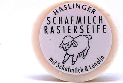 Produktbild von Haslinger Schafmilch Rasierseife, 60 g Art.Nr. 6065