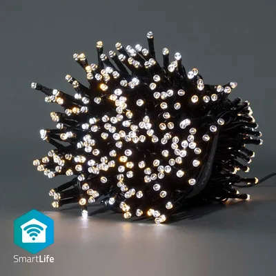 Produktbild von Nedis SmartLife Weihnachtsbeleuchtung - Schnur - Wi-Fi - Warm bis kühlen weiß - 400 LED's - 20.0 m - Android / IOS
