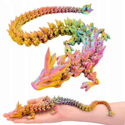 Produktbild von Crystal Dragon 41cm bewegliche 3D-Figur Fantasy