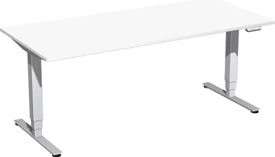 Produktbild von Gera Elektro Pro+ Elektro-Hubtisch höhenverstellbar, 1800x800x625-1285, Weiß/Silber