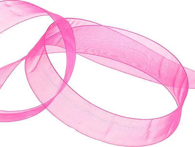 Produktbild von Pink Organzaband 40mm x 50m Geschenkband Deko Hochzeit