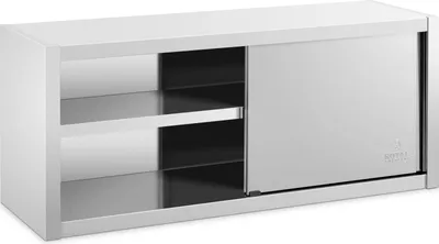 Obrázek produktu pro Expondo Royal Catering Nerezová závěsná skříňka – 140 x 45 cm