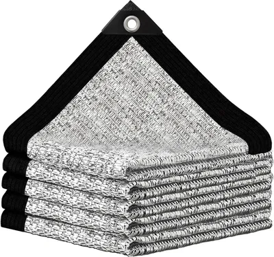 Produktbild von Schattennetz 3x4 m, 80% Sonnenschutz, Aluminium, für Garten