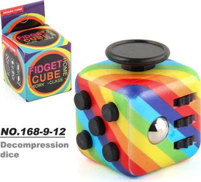 Obrázok produktu pre Dekompresia Magic Cube stres úzkosť úľava hračky multicolor Relaxačná dúha