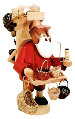 Produktbild von Räuchermännchen Korbhändler, 23 cm