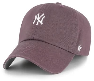 Produktbild von '47 Brand MLB NY Yankees BASE RUNNER '47 Clean Up Cap Blackberry Cacao