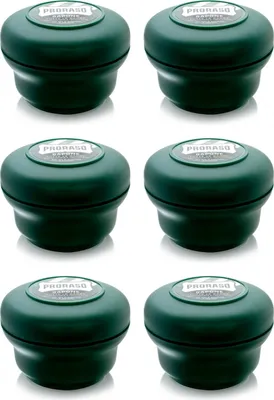 Produktbild von Shaving Soap Jar Refresh Eucalyptus 6x150 ml