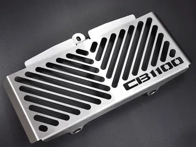Obrázek produktu pro ZIEGER kryt chladiče kompatibilní s Honda CB 1100 Design Logo stříbrná