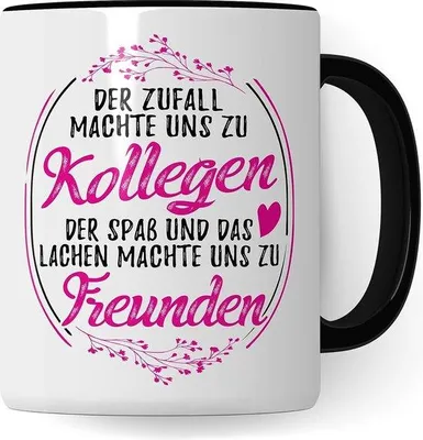 Produktbild von Kaffeebecher für Mitarbeiter, Geschenk für Freunde und Kollegen, Bürogeschenk, Kaffeebecher mit Motiv