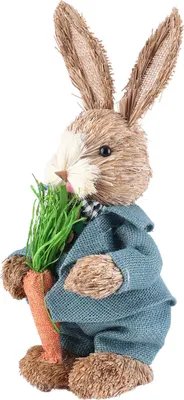 Produktbild von Ostern Rustic Bunny Ornament Cute Simulation Kaninchen Ostern Home Decor