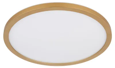 Produktbild von LED Deckenleuchte, Badezimmerlampe, Messing, IP44, D 42 cm