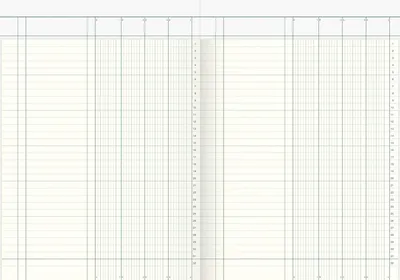 Produktbild von König & Ebhardt Spaltenbuch 8611041 DIN A4 4Spalten 40Blatt
