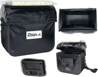 Produktbild von Lenkertasche Black Dingo "Rainforest" mit KLICKfix-Platte für KLICKfix Lenkeradapter