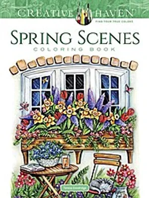Obrázek produktu pro Creative Haven Spring Scenes Coloring Book