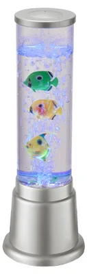 Immagine prodotto di Colonna d'acqua a LED RGB con pesci decorativi, cambiacolori