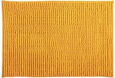 Produktbild von MSV Badteppich Badvorleger Duschvorleger Chenille Hochflor Badematte 40x60 cm – Safran