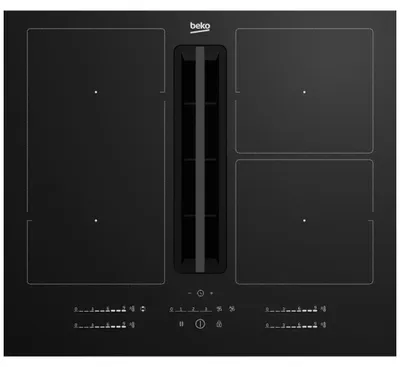 Image de Table de cuisson induction aspirante 60cm 4 feux 7400w - Beko - HIXI64700UF1 - bpro 700
