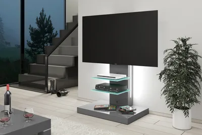 Produktbild von Design TV Schrank H-444 Hochglanz TV Rack TV Möbel Fernsehtisch TV Ständer