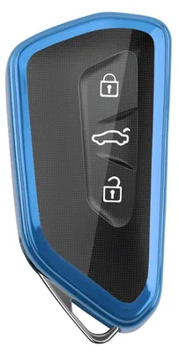 Produktbild von Autoschlüssel Hülle TPU Blau kompatibel mit Cupra Tavascan Terramar Formentor Born