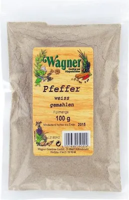 Produktbild von Pfeffer weiß gemahlen