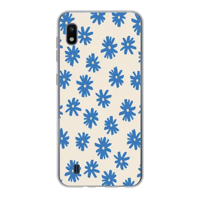 Produktbild von MuchoWow® Handyhülle Schutzhülle Hülle für Samsung Galaxy A10 Blume - Muster - Minimalismus Silikon Softcase Handy Hülle - Schutzhülle