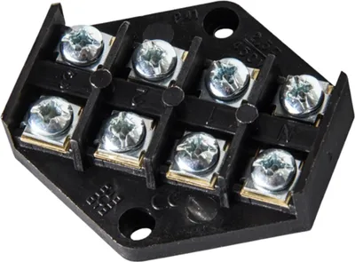 Zdjęcie produktu dla PLASTROL Płytka Odgałęźna 4-Torowa 2,5mm IP20 16A 230V Czarny ZO-4/2,5