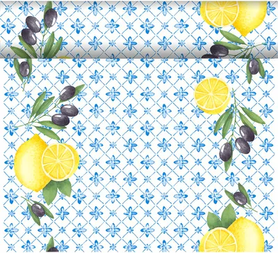 Zdjęcie produktu dla Duni Dunicel Tete a Tete bieżnik na stół Mediterrian 40cm x 24m