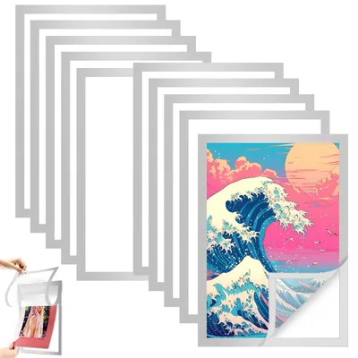 Produktbild von Set mit 10 magnetischen Bilderrahmen zur Wanddekoration