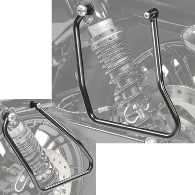 Obrázok produktu pre Držiak sedlovej brašne pre Harley Davidson Sportster 04-20 čierny