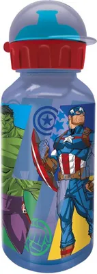 Produktbild von Wasserflasche für Kinder mit Rächer-Motiv, auslaufsicher