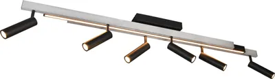 Produktbild von TRIO-Leuchten Deckenleuchte ZENO BHT 180x23x8.50 cm grau Deckenlampe
