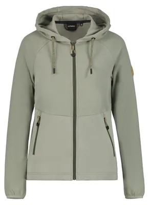 Produktbild von Icepeak Magdala Midlayer für Damen mit Kapuze, Farbe:Antikgrün, Größe:XL