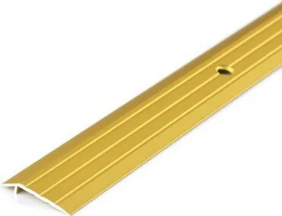 Zdjęcie produktu dla Profil progowy skośny aluminiowy 30x5mm Cezar Złoty Mat 2m