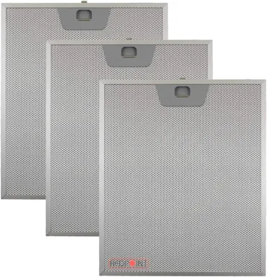 Obrázok produktu pre Hliníkové filtre pre odsávače pár 253 x 300 x 8 mm, 3 ks, pre kuchyňu