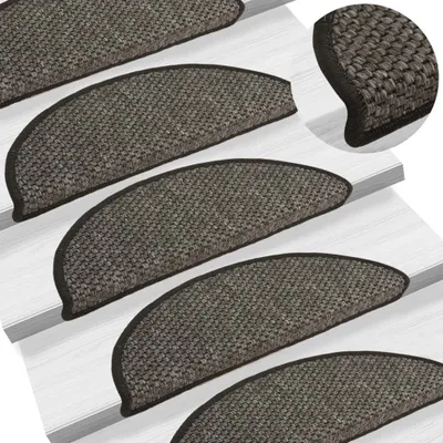 Obrázek produktu pro Samolepící nášlapy na schody vzhled sisal 15 ks 56x17x3 cm