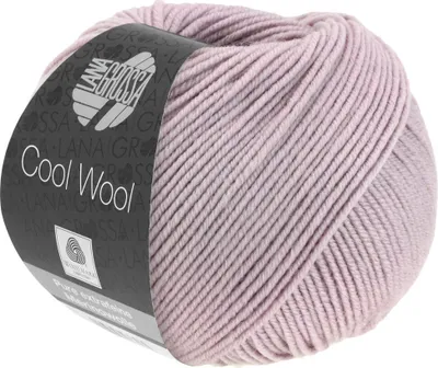 Produktbild von Lana Grossa COOL WOOL 50 g pflegeleichtes Strickgarn aus extrafeiner Wolle 95 Farben Farbe 2058 - Mauve