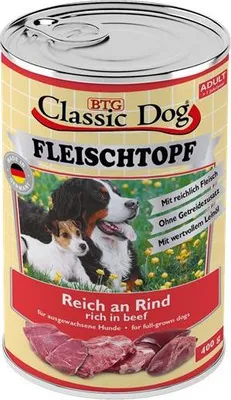 Produktbild von Classic Dog Fleischtopf Rind 400g