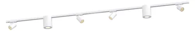 Produktbild von Ledvion Schienen Aufbauspot 2m 1-Phasen Weiss 6-flammig ohne GU10 Lampe