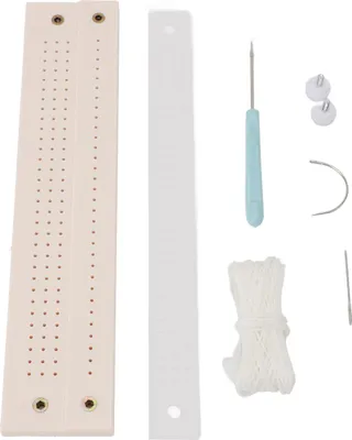 Zdjęcie produktu dla Manual Book Binding Punch Kit Plastic Bookbinding Hole Guide Template for Wood Crafts Journals Scrapbooking